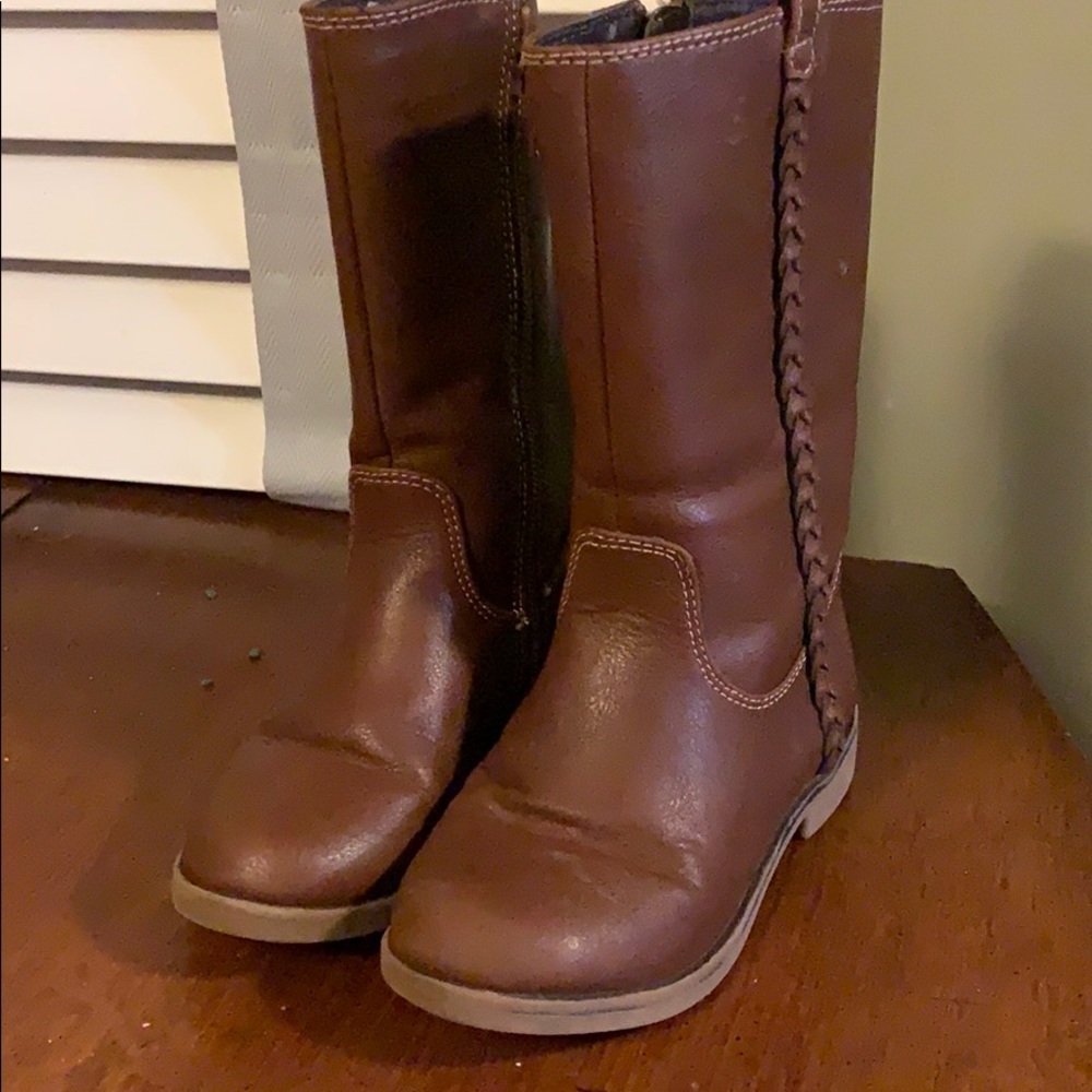 Children’s place brown knee high boots